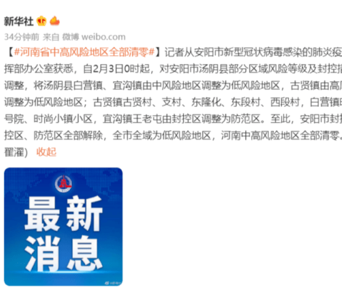 【2021河南中高风险地区/2021河南中高风险地区有哪些】