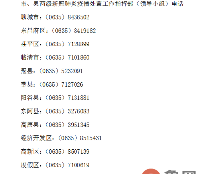 聊城疫情防控最新通知今天:聊城疫情防控最新通知今天封城