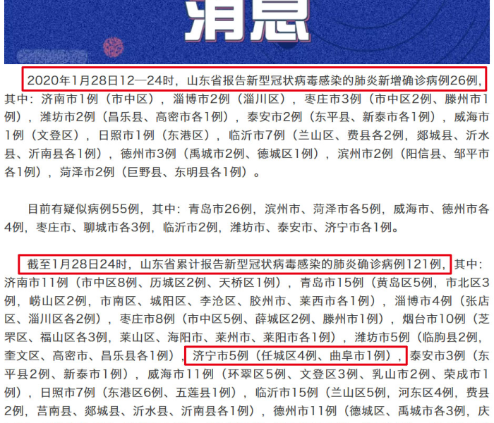 【山东滨州新增一例新型肺炎,山东滨州新型肺炎确诊病例】