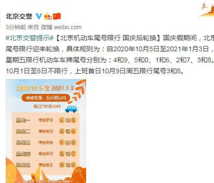 西安明日限行号码（西安明日限行尾号多少）