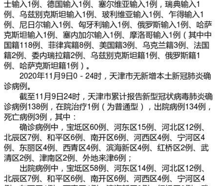天津新增本土病例1例:天津新增本土病例1例详情 天津新增本土病例1例:天津新增本土病例1例详情