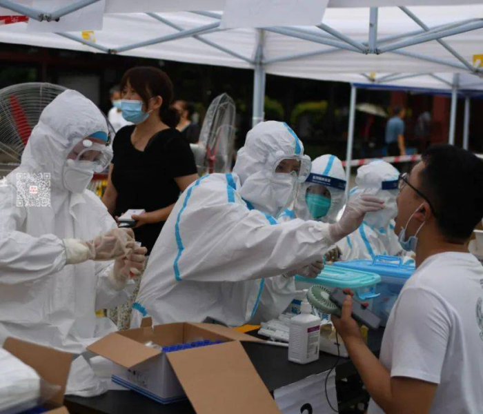 青岛港组织全体职工核酸检测活动/青岛港组织全体职工核酸检测活动简报 青岛港组织全体职工核酸检测活动/青岛港组织全体职工核酸检测活动简报