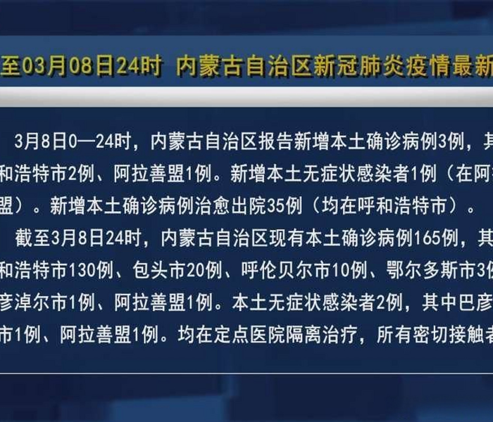 内蒙古包头今天新增疫情情况/内蒙古包头新增病例